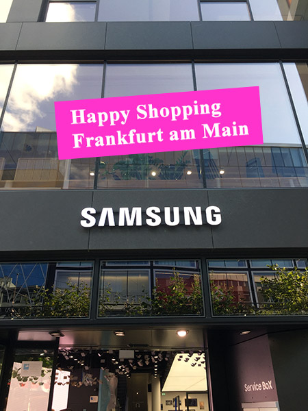 Frankfurt Shopping Samsung Shop, Zeil 119, 60313 Frankfurt