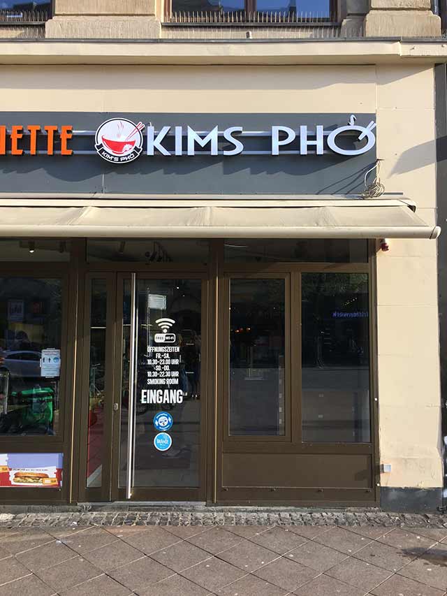 KIMS PHO Vietnamesisches Restaurant Frankfurt Bahnhofsviertel
