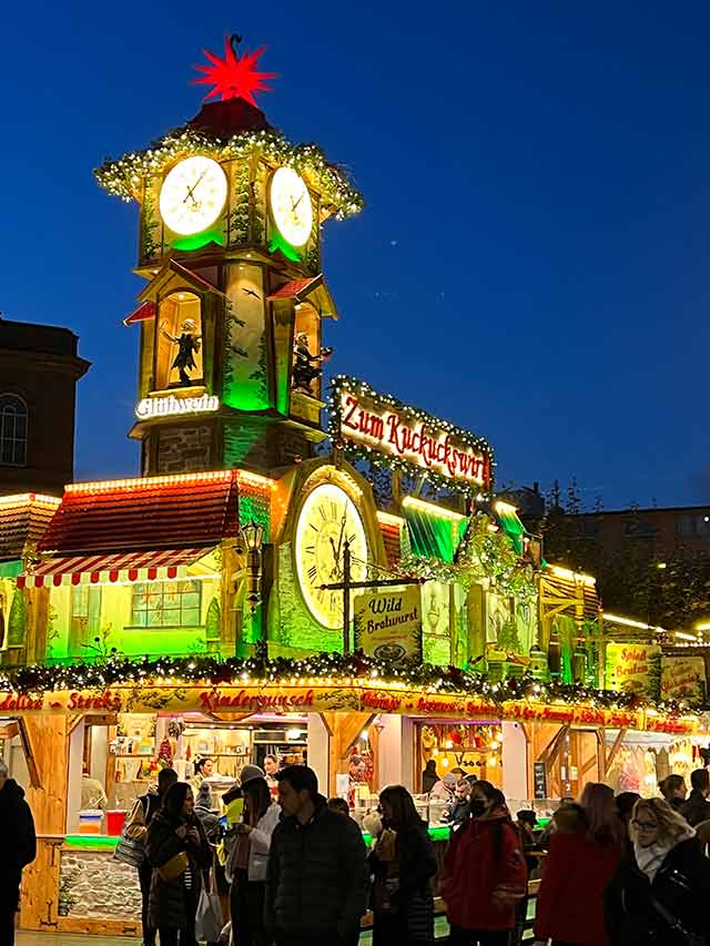 Frankfurt Weihnachtsmarkt 2022 in der Stadtmitte