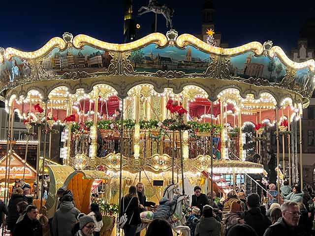 Frankfurt Weihnachtsmarkt 2022 in der Stadtmitte