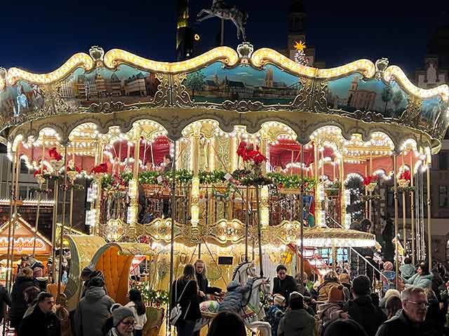 Frankfurt Weihnachtsmarkt 2022 in der Stadtmitte