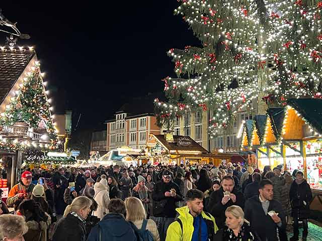 Frankfurt Weihnachtsmarkt 2022 in der Stadtmitte