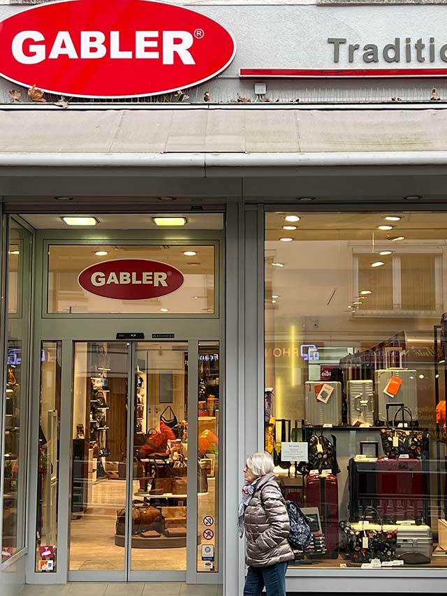 Gabler Kleinlederwaren Reisegepäck Taschen Frankfurt Innenstadt