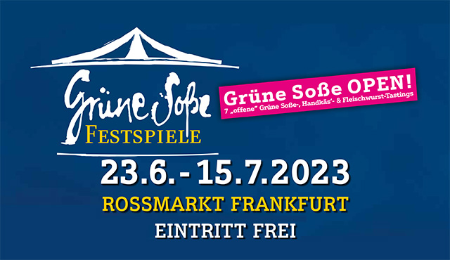 Frankfurter Grüne Soße Festspiele 2023 auf dem Roßmarkt