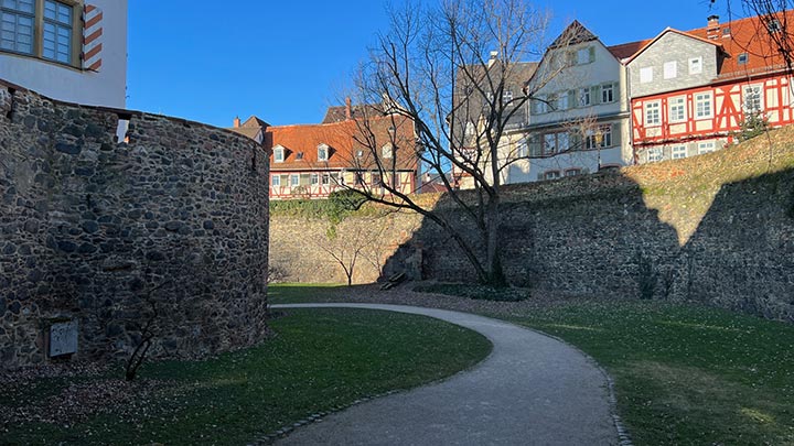 Frankfurt Höchst Blues ein schöner Januartag