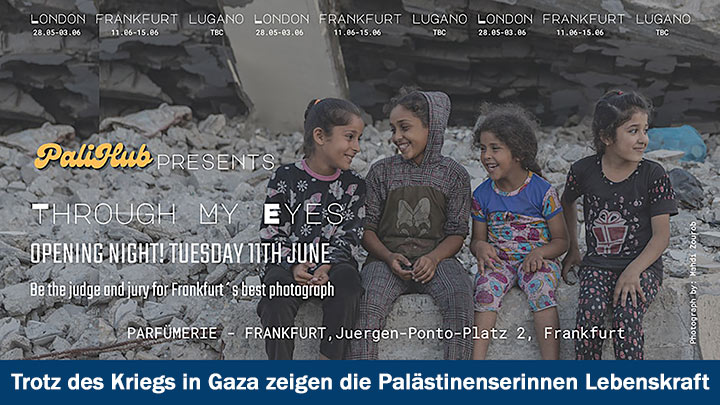 Fotoausstellung von Palästinenser aus Gaza in Frankfurt?