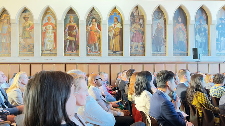 Newcomers Reception 2026 im Kaisersaal des Frankfurter Römer