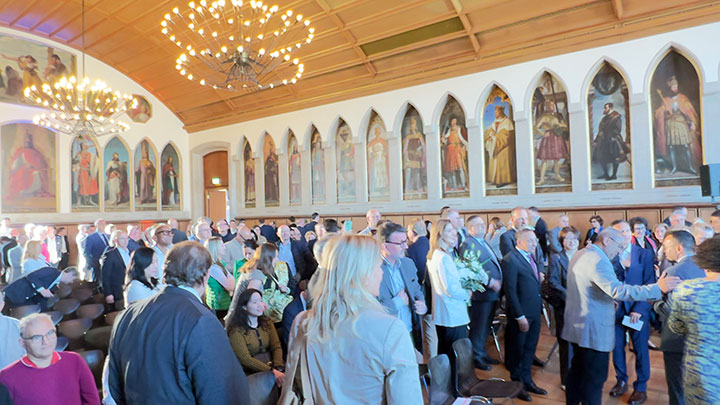 Newcomers Reception 2026 im Kaisersaal des Frankfurter Römer