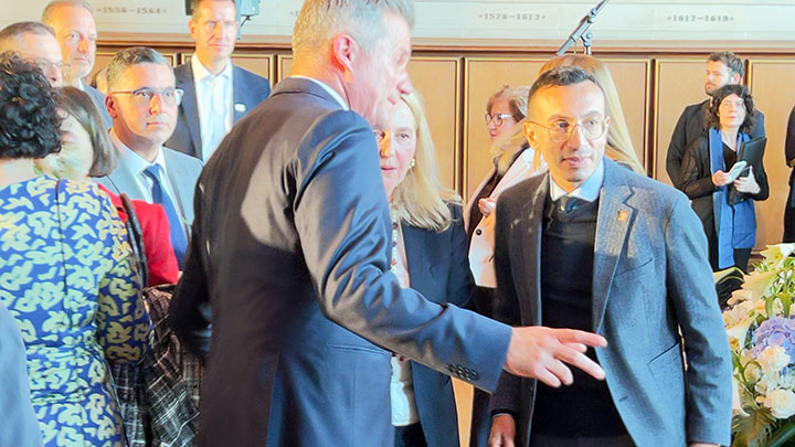 Newcomers Reception 2026 im Kaisersaal des Frankfurter Römer