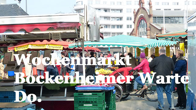 Frankfurt Wochenmarkt Bockenheimer Warte