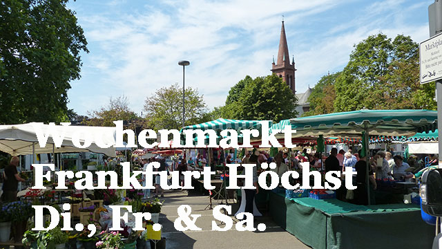 Frankfurt Wochenmarkt Höchst