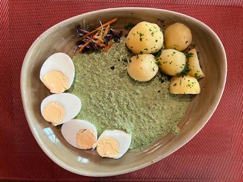  Frankfurter Gaststätte Zum Lahmem Esel Speise