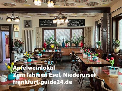 Apfelweinlokal Zum lahmen Esel, Niederursel, Frankfurt