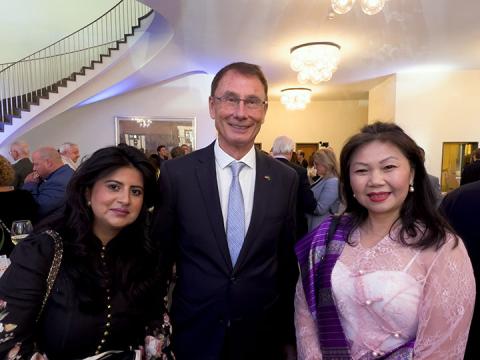 Newcomers Reception 2026 im Kaisersaal des Frankfurter Römer